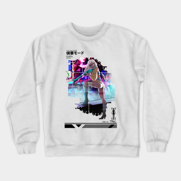 Cyberpunk 02 alt Crewneck Sweatshirt by raulovsky